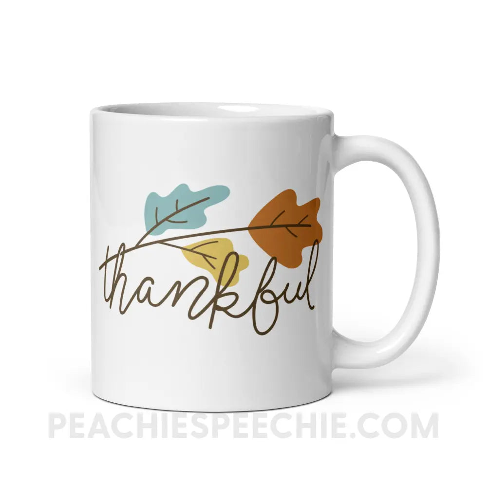 Thankful Coffee Mug - 11oz - Mugs peachiespeechie.com