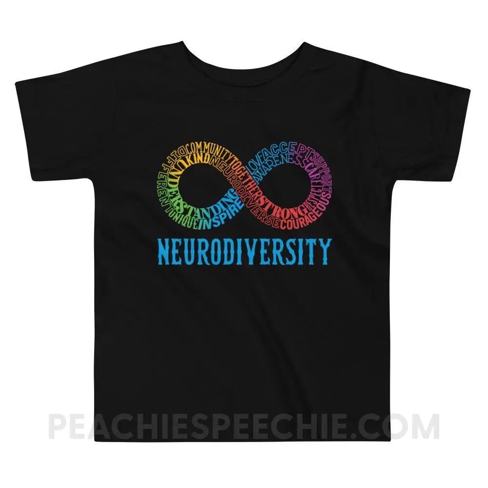 Toddler Tee Shirt - Black / 2T - Youth & Baby peachiespeechie.com