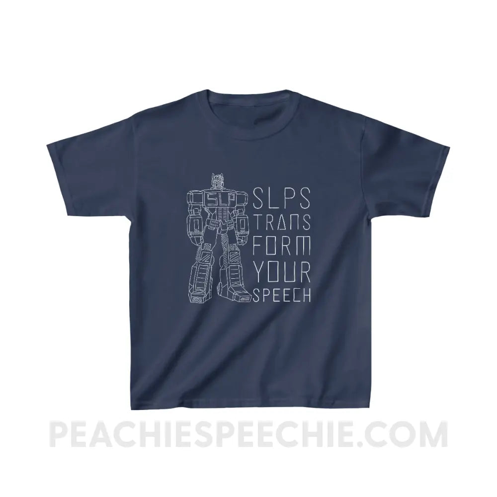 Transform Speech Youth Shirt - Navy / XS - Kids clothes peachiespeechie.com