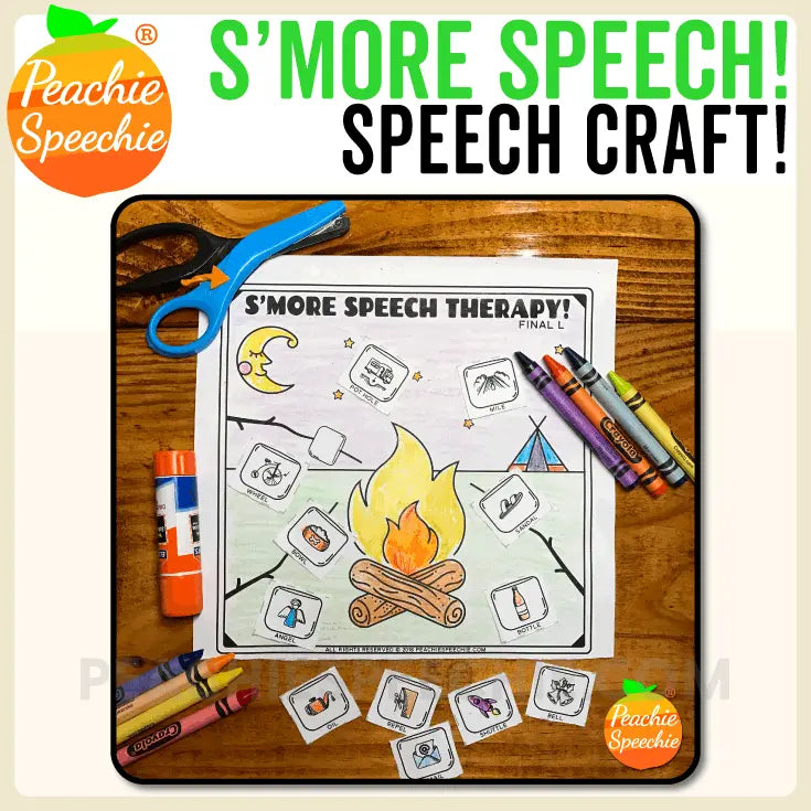 The Ultimate Speech Therapy Craft BUNDLE - Materials peachiespeechie.com