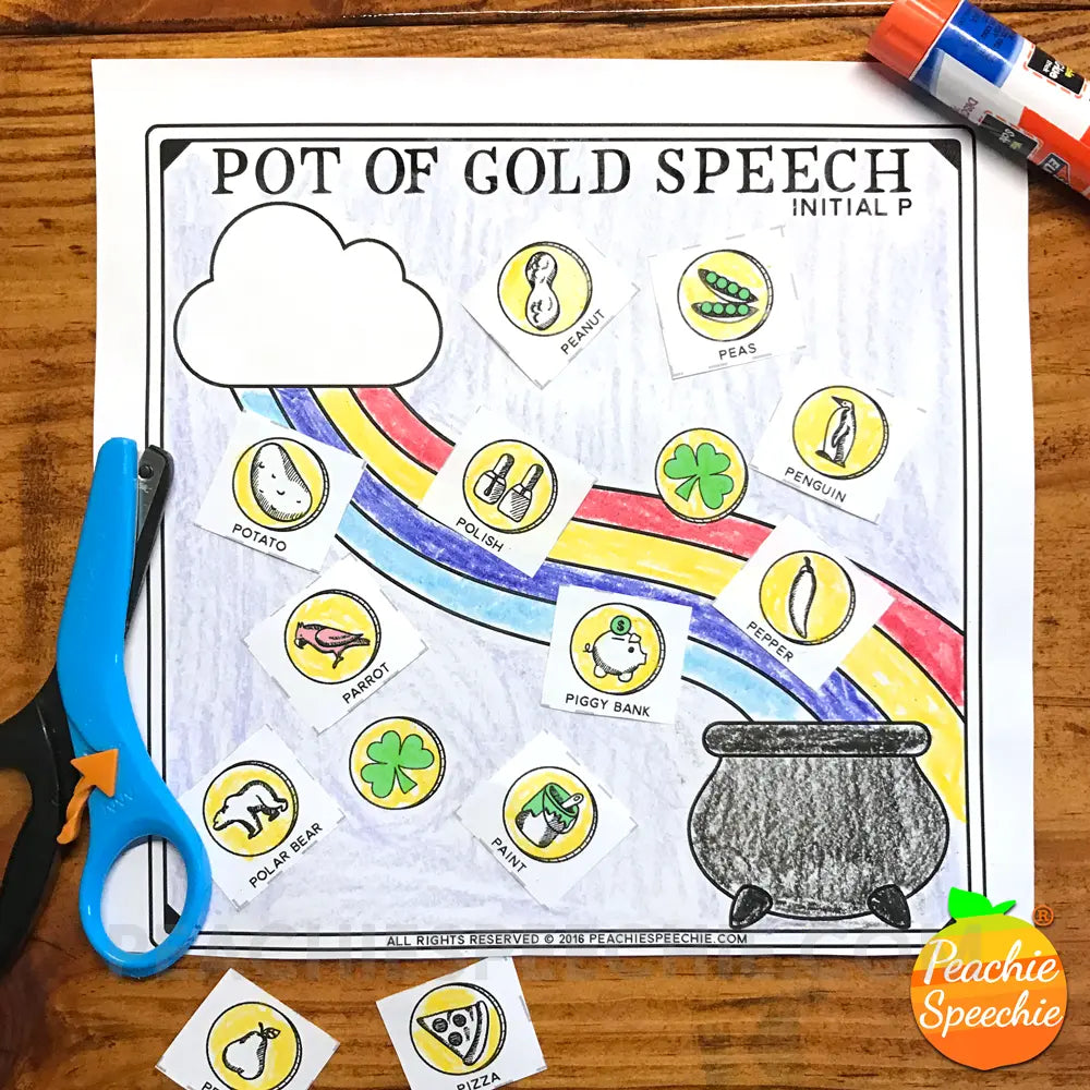 The Ultimate Speech Therapy Craft BUNDLE - Materials peachiespeechie.com