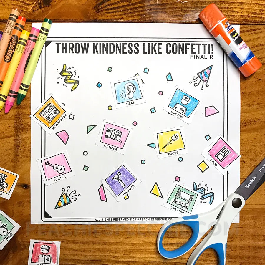 The Ultimate Speech Therapy Craft BUNDLE - Materials peachiespeechie.com