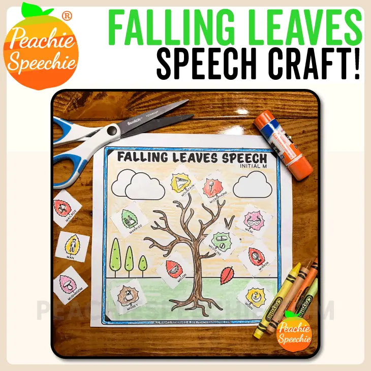 The Ultimate Speech Therapy Craft BUNDLE - Materials peachiespeechie.com