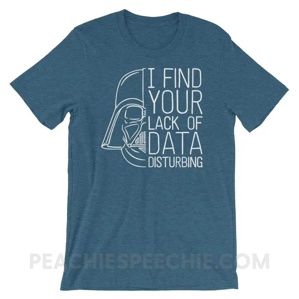 Vader Premium Soft Tee - Heather Deep Teal / S - T-Shirts & Tops peachiespeechie.com