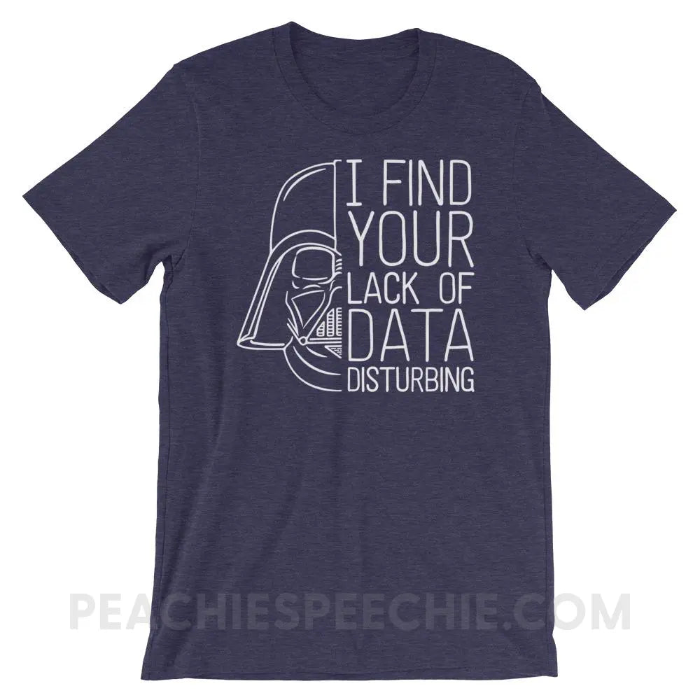 Vader Premium Soft Tee - Heather Midnight Navy / XS - T-Shirts & Tops peachiespeechie.com