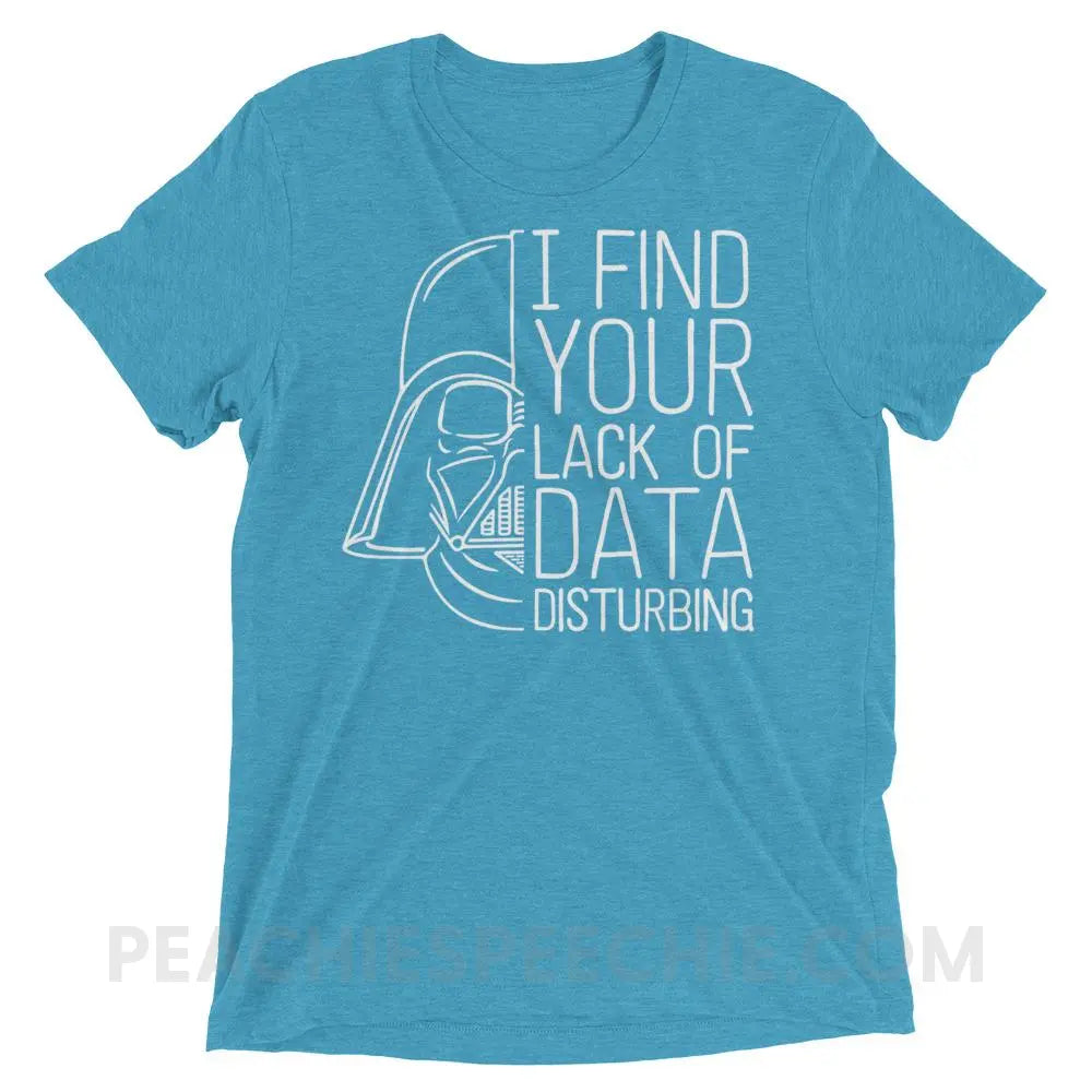 Vader Tri-Blend Tee - Aqua Triblend / XS - T-Shirts & Tops peachiespeechie.com