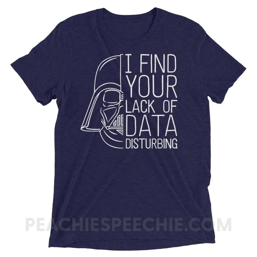 Vader Tri-Blend Tee - Navy Triblend / XS - T-Shirts & Tops peachiespeechie.com