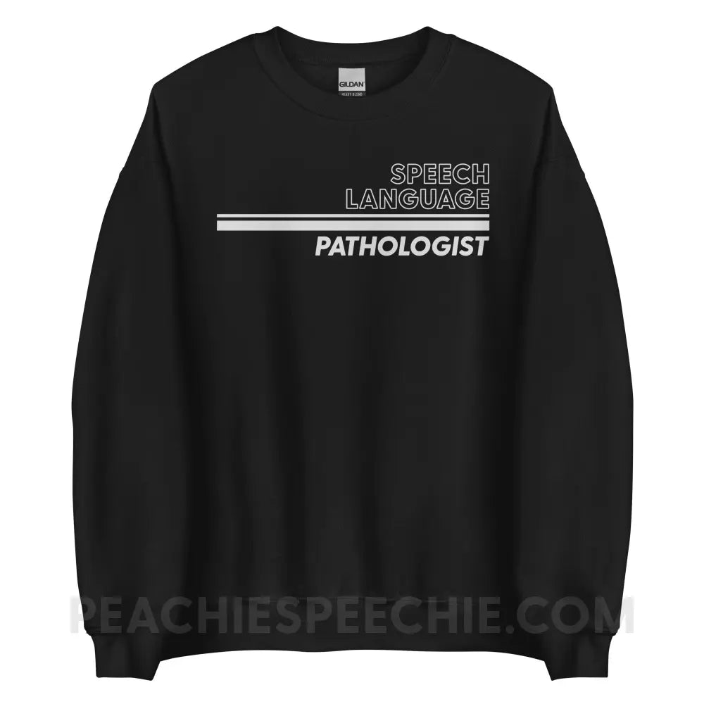 Vintage Stripes SLP Classic Sweatshirt - Black / S - Hoodies & Sweatshirts peachiespeechie.com