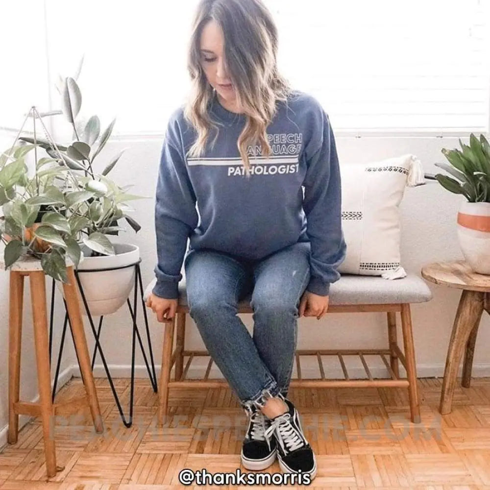 Vintage Stripes SLP Classic Sweatshirt - Hoodies & Sweatshirts peachiespeechie.com