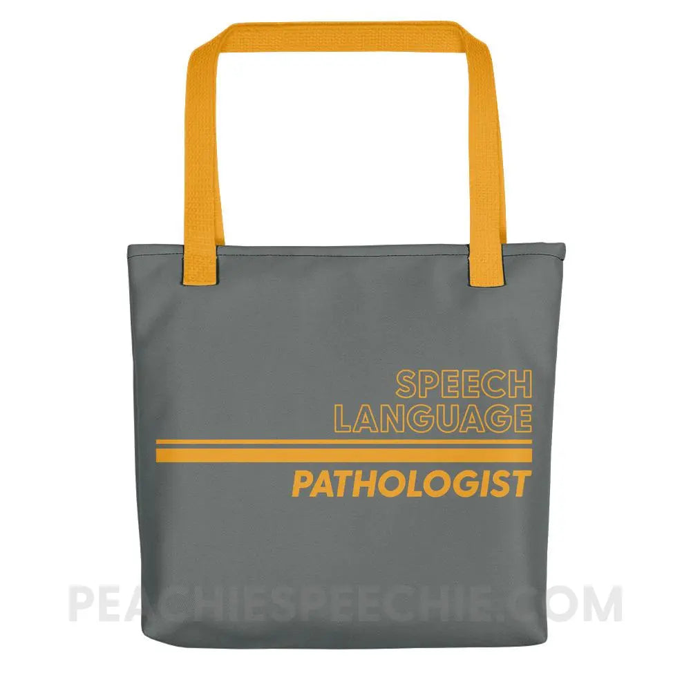 Vintage Stripes SLP Tote Bag - Yellow - Bags peachiespeechie.com