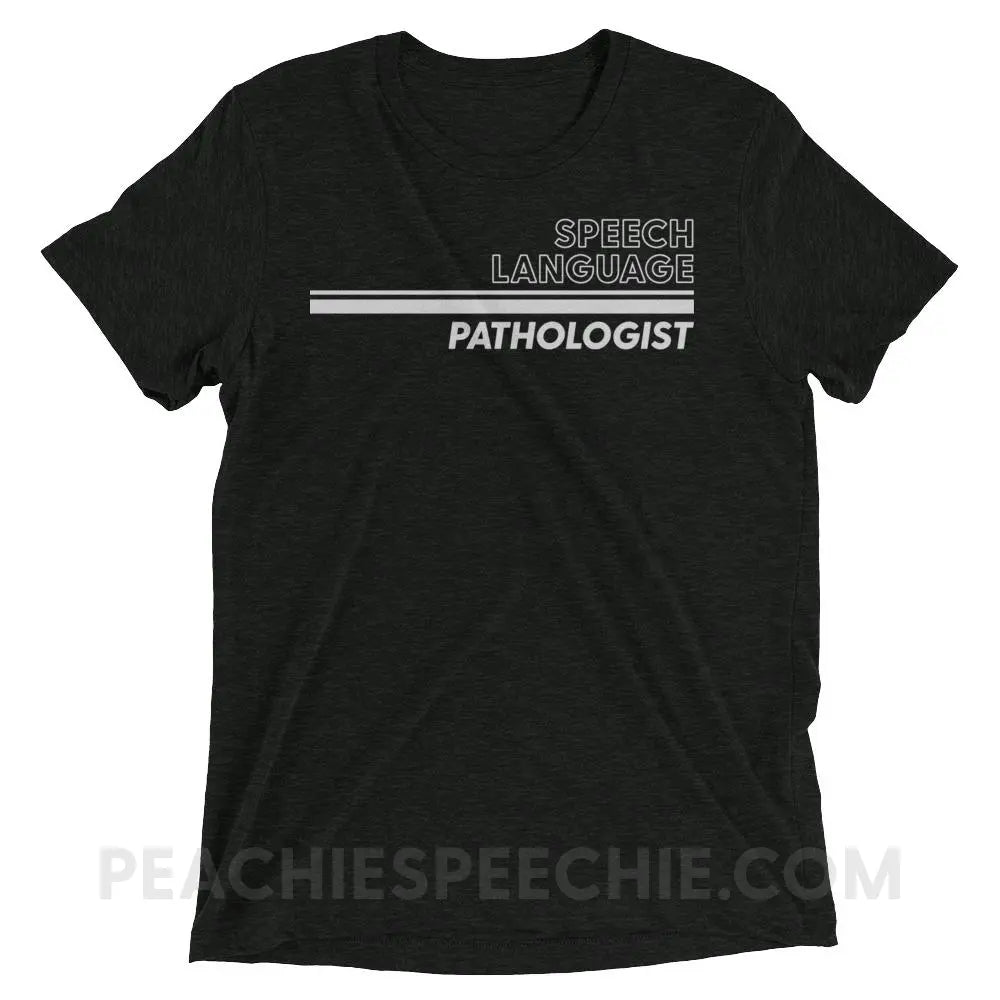 Vintage Stripes SLP Tri-Blend Tee - Charcoal-Black Triblend / XS - T-Shirts & Tops peachiespeechie.com