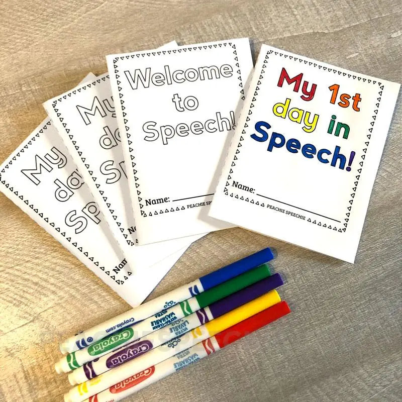 Welcome to Speech Therapy Foldable Booklets - Materials peachiespeechie.com