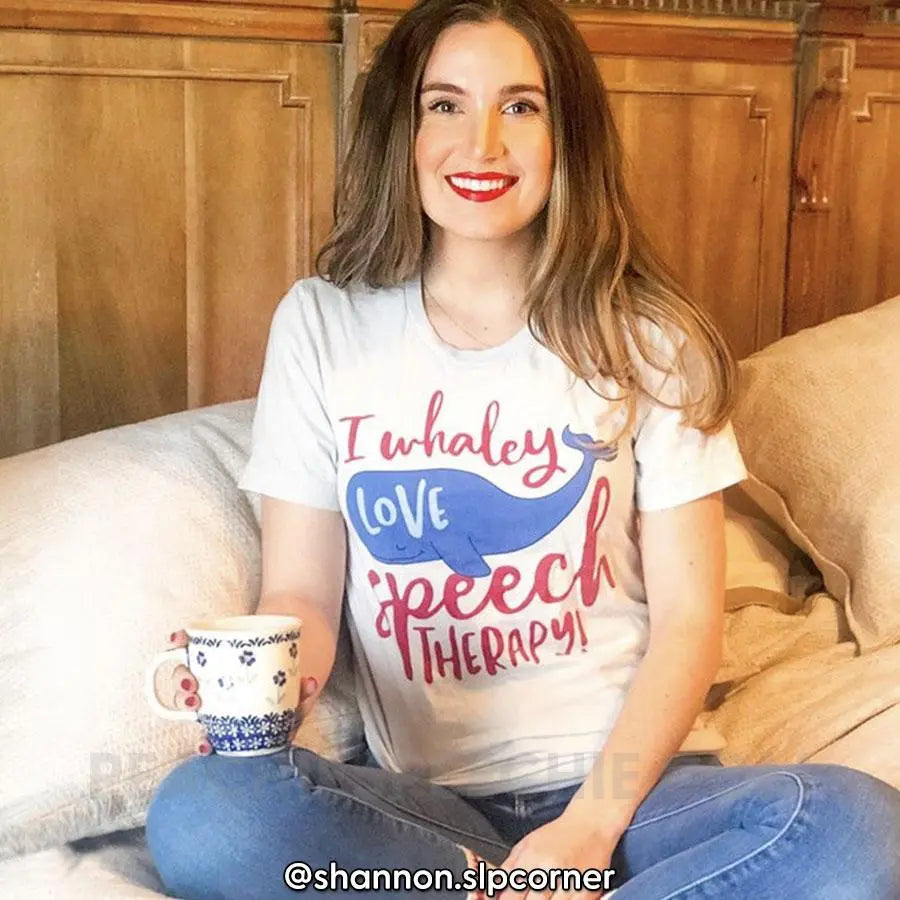 Whaley Love Speech Premium Soft Tee - T - Shirts & Tops peachiespeechie.com