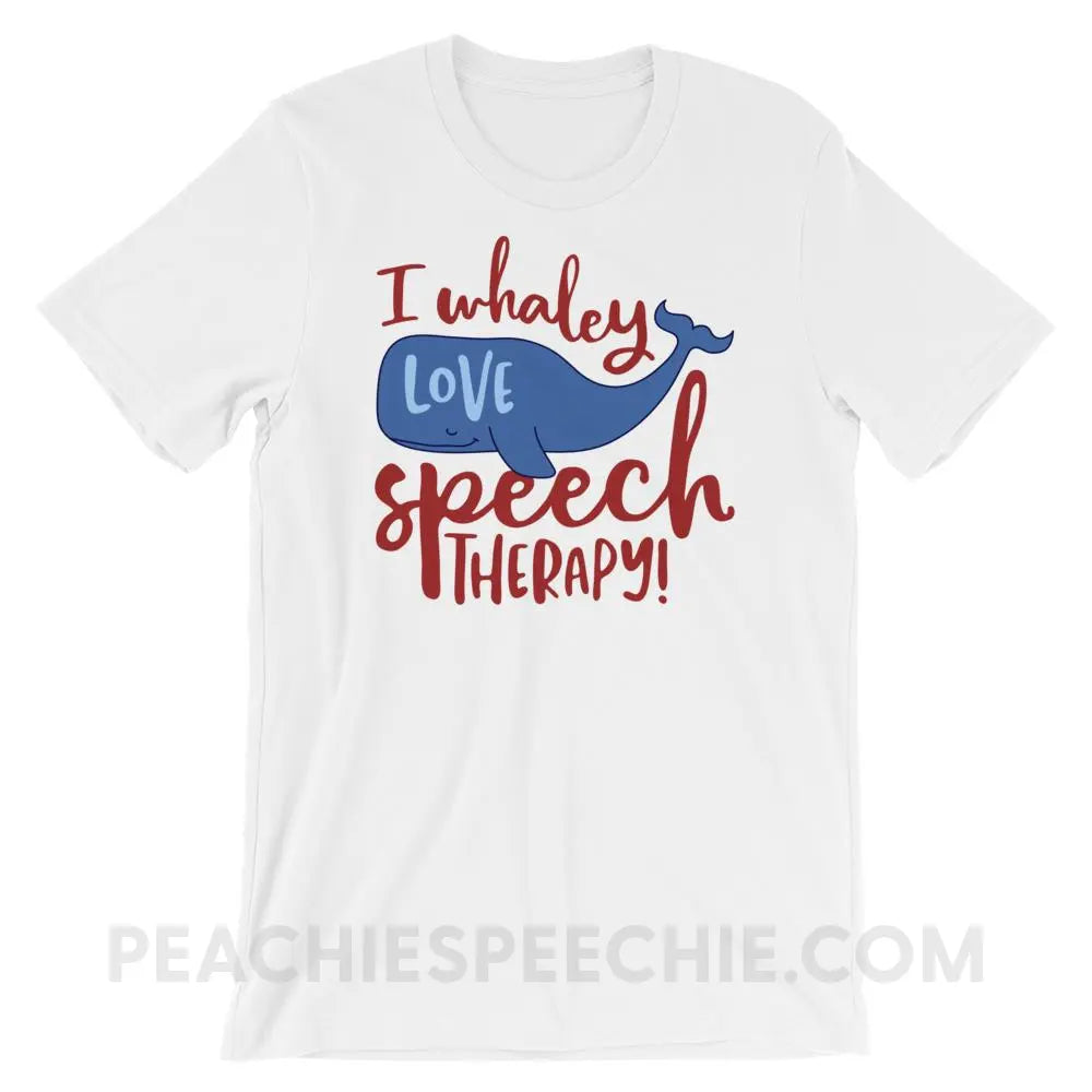Whaley Love Speech Premium Soft Tee - White / XS - T - Shirts & Tops peachiespeechie.com