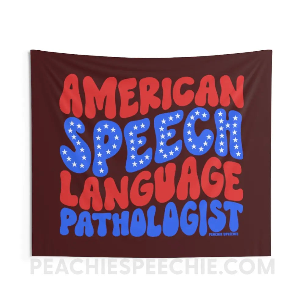 American Speech-Language Pathologist Tapestry - 60’’ × 50’’ - Home Decor peachiespeechie.com