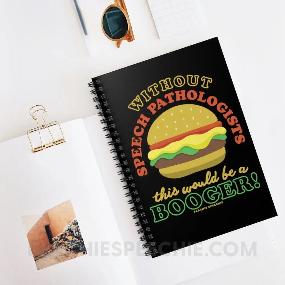 Booger Burger Notebook - Journals & Notebooks peachiespeechie.com
