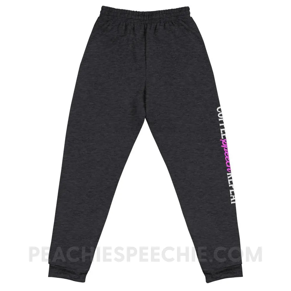 Coffee Speech Repeat Comfy Joggers - Sweatpants peachiespeechie.com