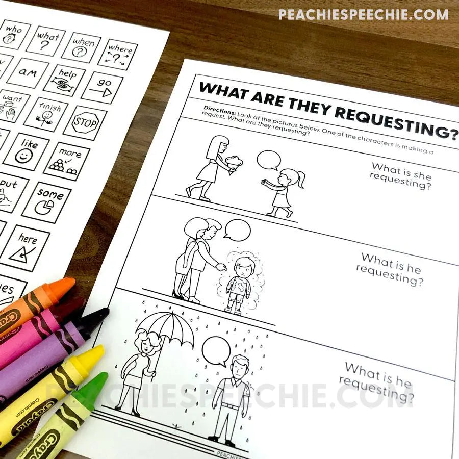 Core Vocabulary Workbook - Materials peachiespeechie.com