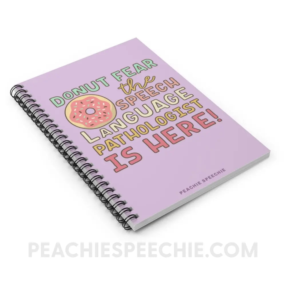 Donut Fear Notebook - Journals & Notebooks peachiespeechie.com