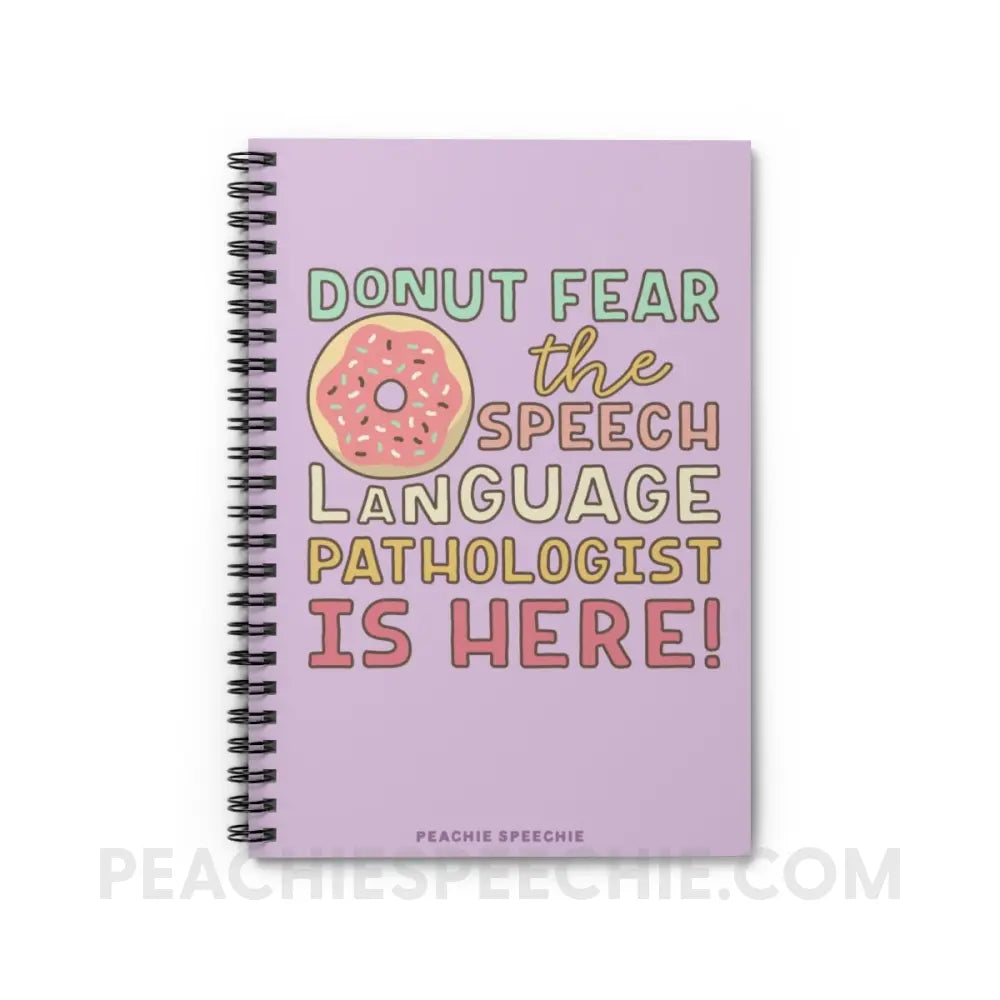 Donut Fear Notebook - Journals & Notebooks peachiespeechie.com