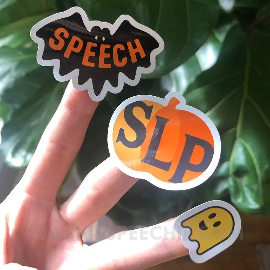 Halloween Speech Stickers - peachiespeechie.com