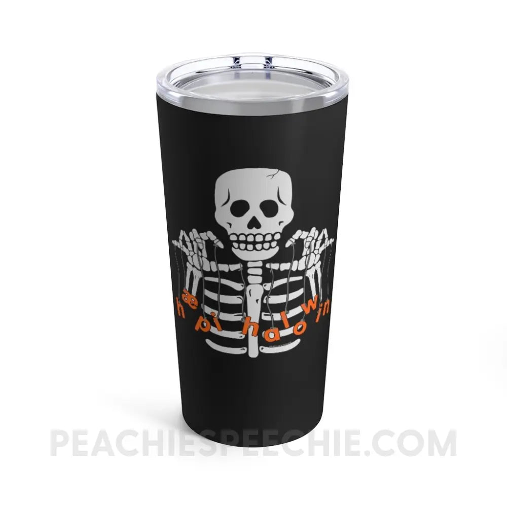 Happy Halloween Skeleton Tumbler - Mugs peachiespeechie.com