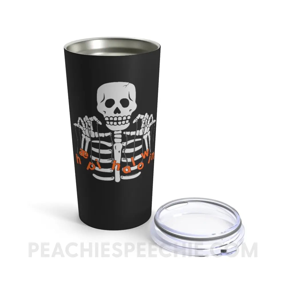 Happy Halloween Skeleton Tumbler - Mugs peachiespeechie.com