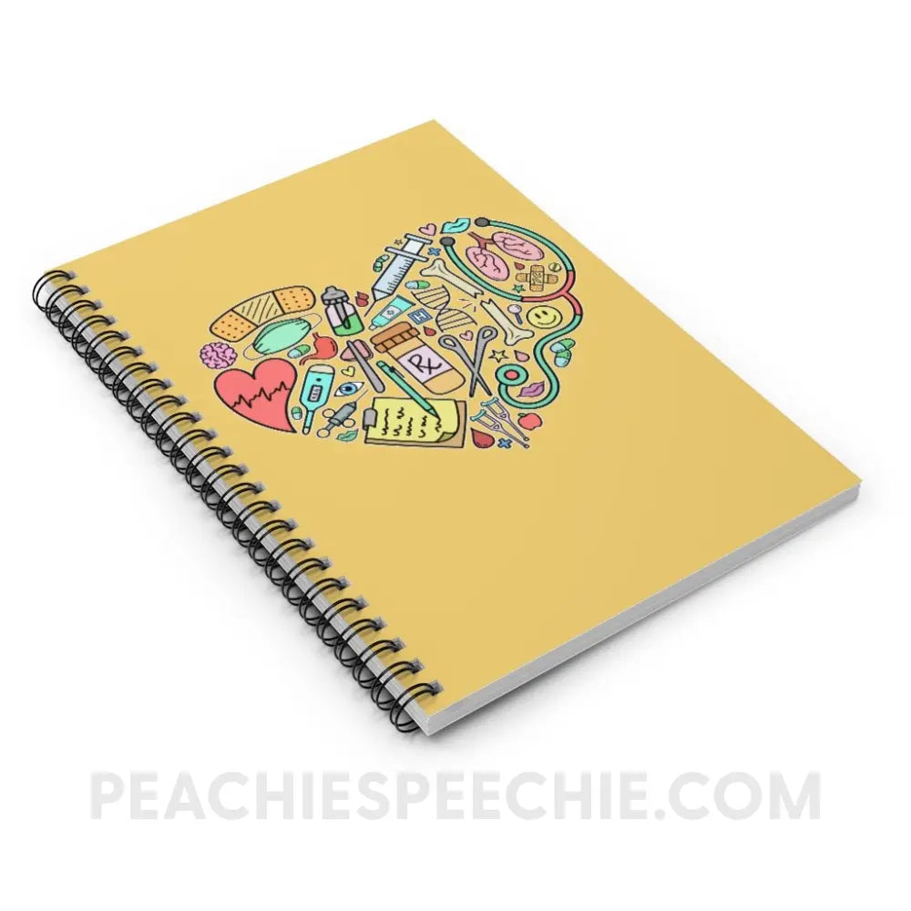 Medical Heart Notebook - Paper products peachiespeechie.com