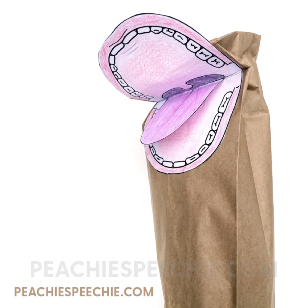 Speech Anatomy Craft Pack - Materials peachiespeechie.com