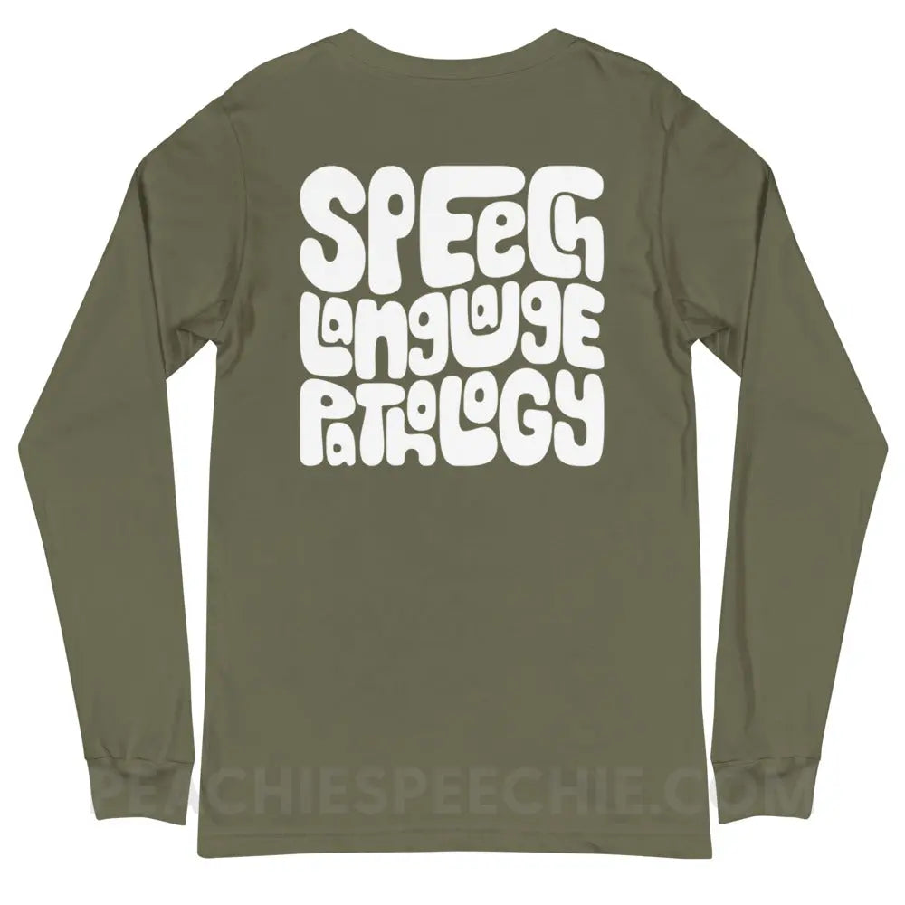 Speech Language Pathology Smush Premium Long Sleeve - peachiespeechie.com