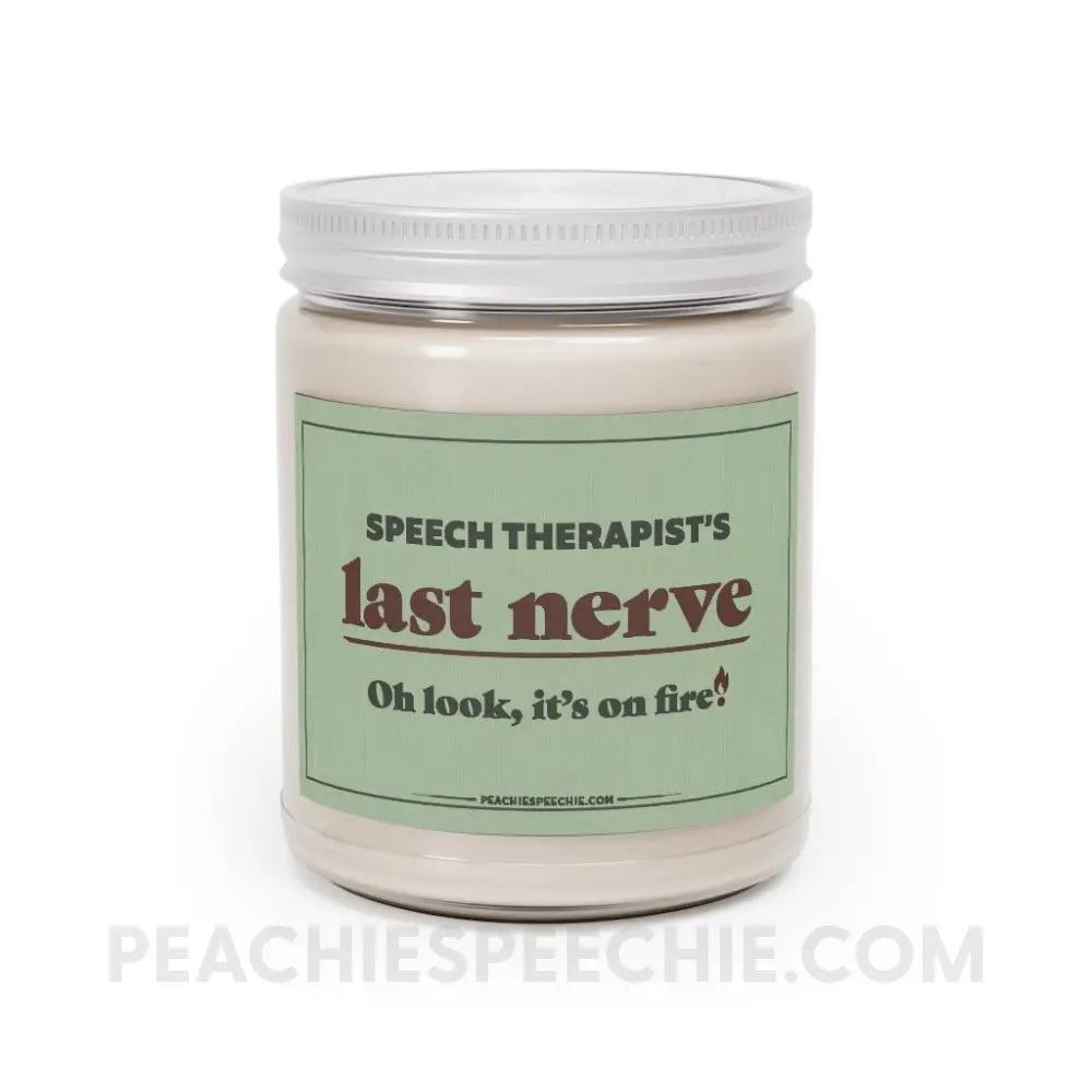 Speech Therapist’s Last Nerve Candle - Comfort Spice - Home Decor peachiespeechie.com