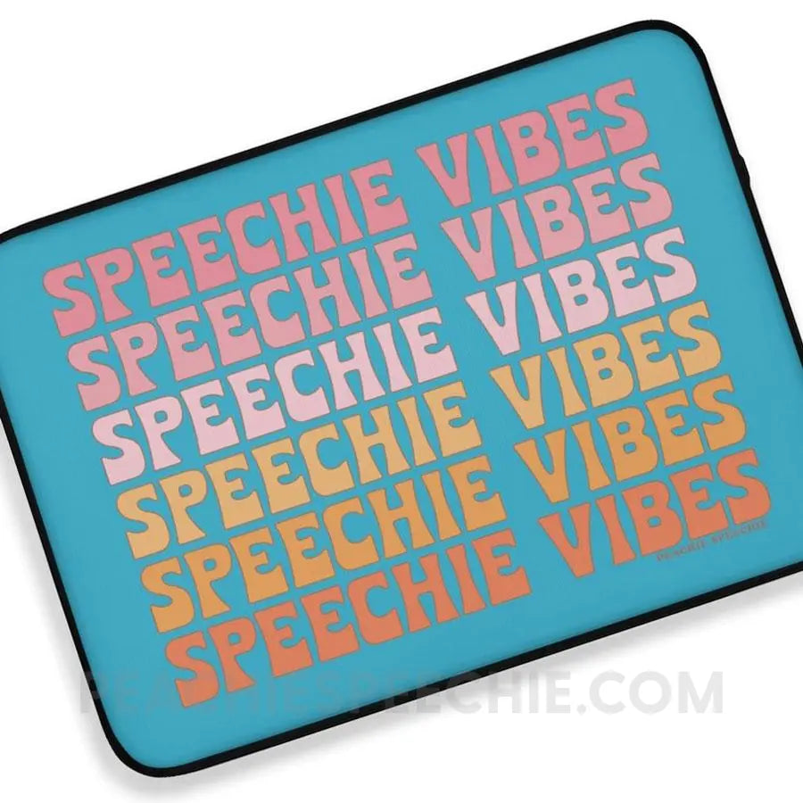 Speechie Vibes Laptop Sleeve - peachiespeechie.com