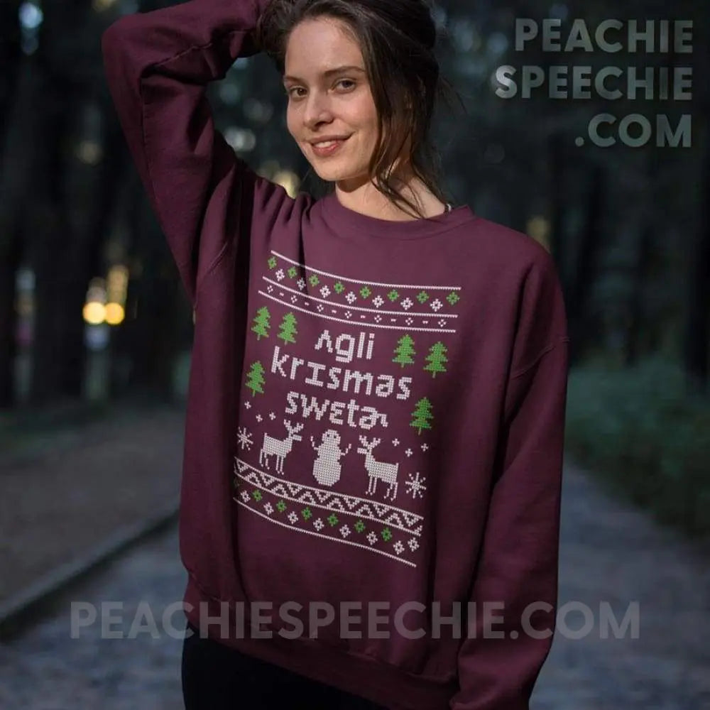 Ugly christmas sweater discount sweatshirt