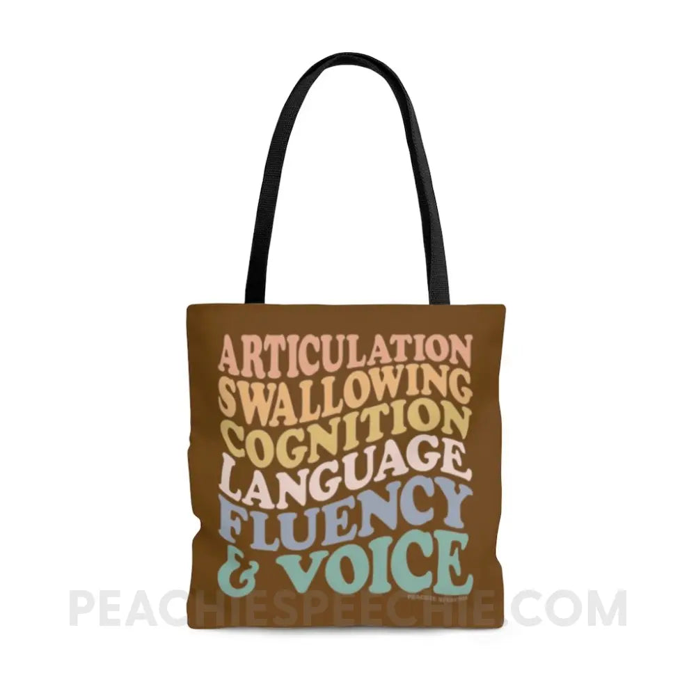 Wavy Speech Stuff Everyday Tote - Bags peachiespeechie.com