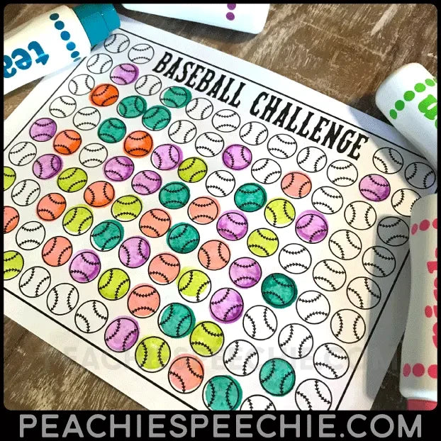 100 Trials Sports Challenges by Peachie Speechie - Materials peachiespeechie.com