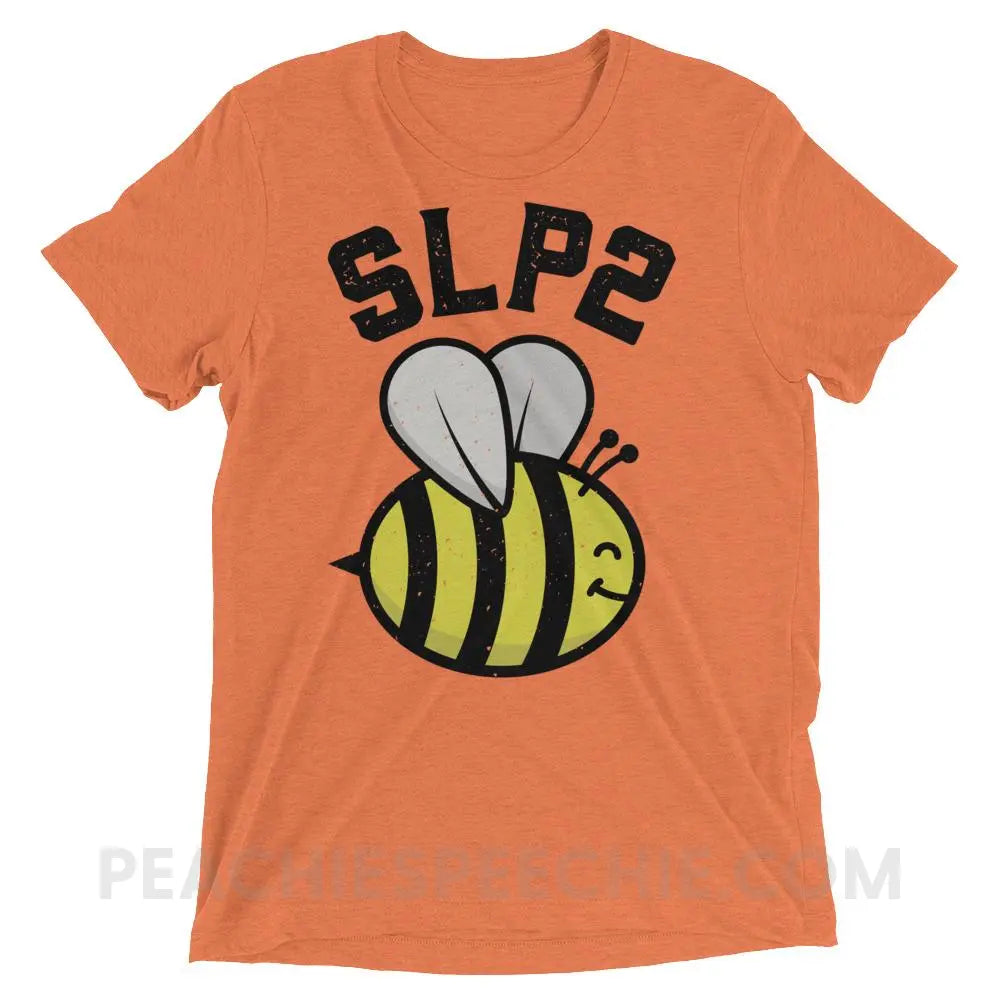 SLP 2 Bee Tri-Blend Tee - T-Shirts & Tops peachiespeechie.com