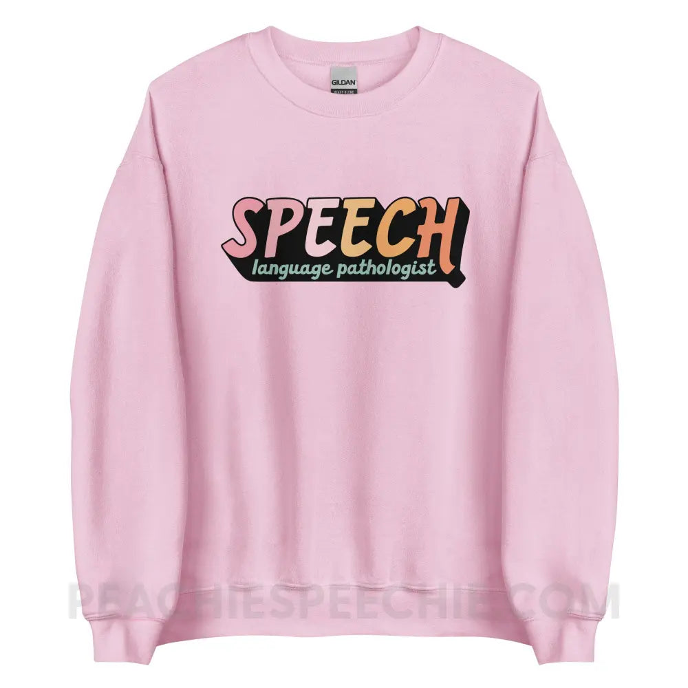 3D SLP Classic Sweatshirt - Light Pink / S peachiespeechie.com