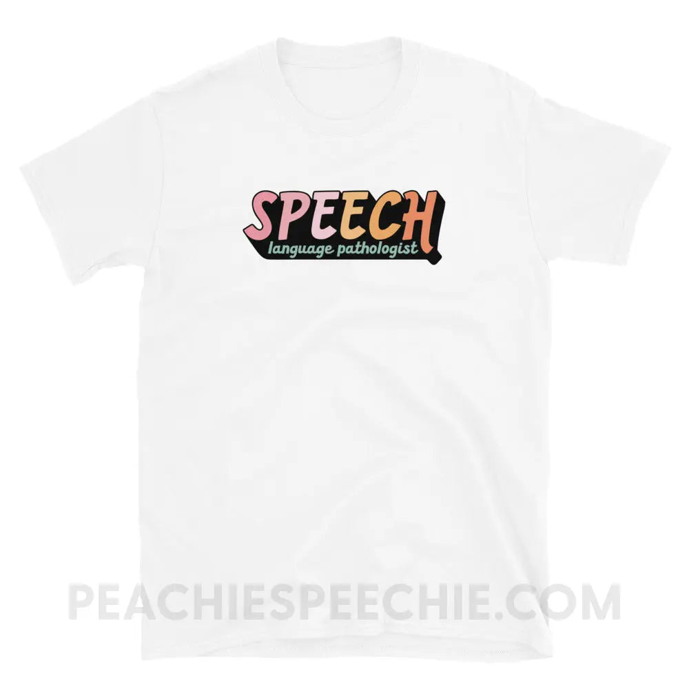 3D SLP Classic Tee - White / S - T-Shirt peachiespeechie.com