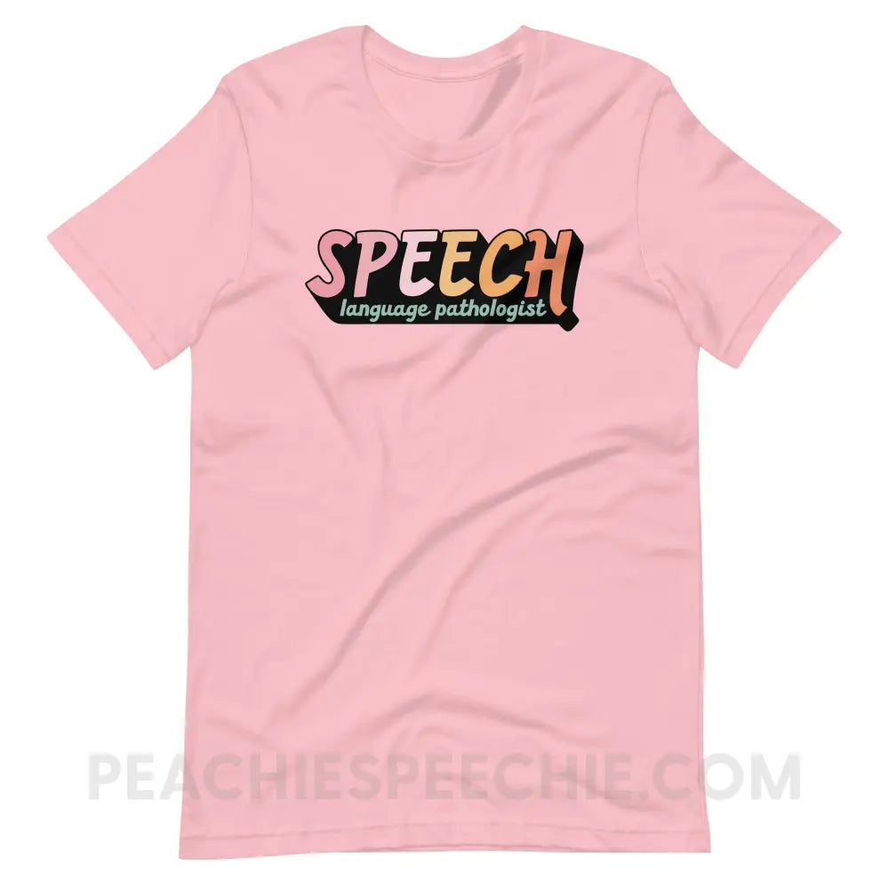 3D SLP Premium Soft Tee - Pink / S - T-Shirt peachiespeechie.com