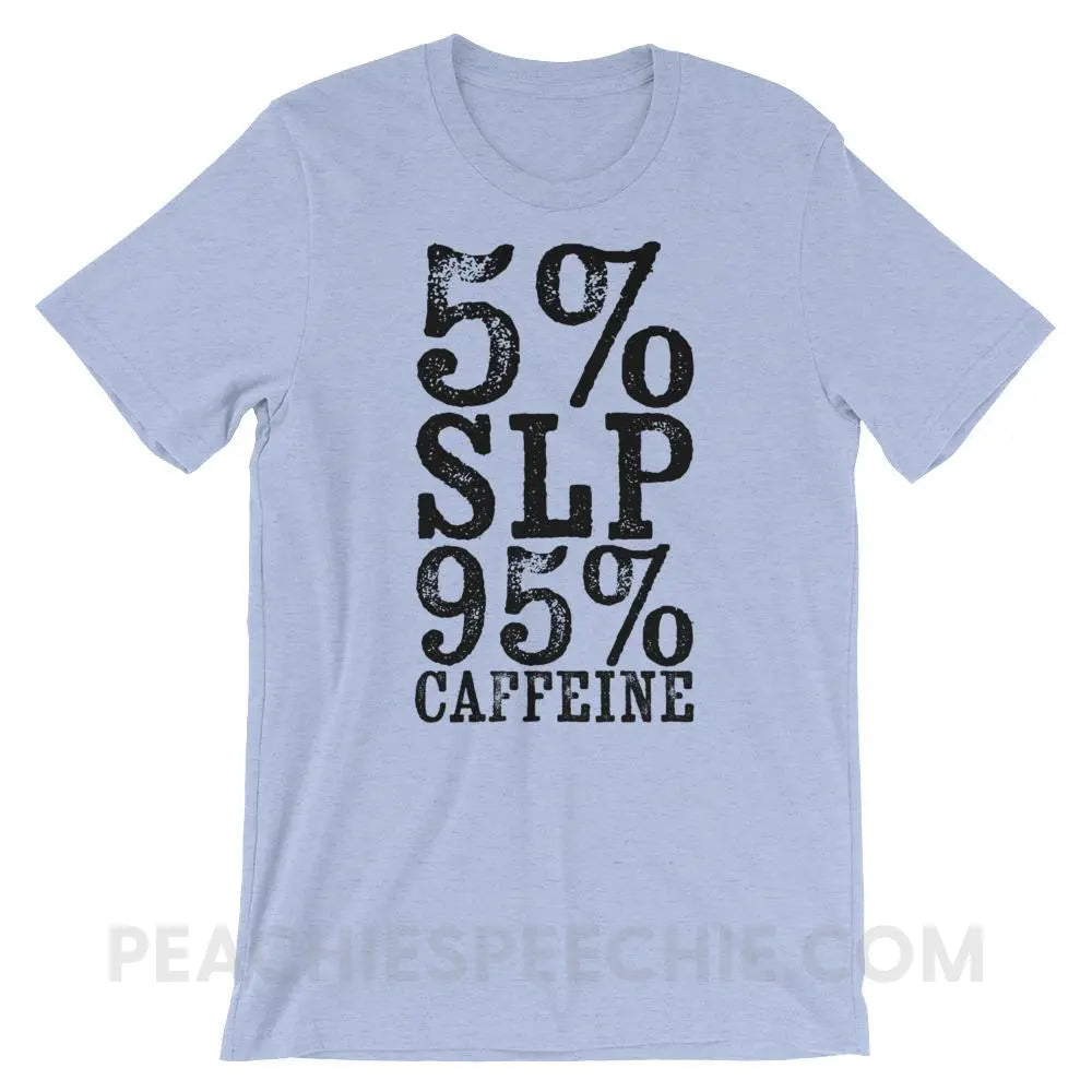 95% Caffeine Premium Soft Tee - T-Shirts & Tops peachiespeechie.com