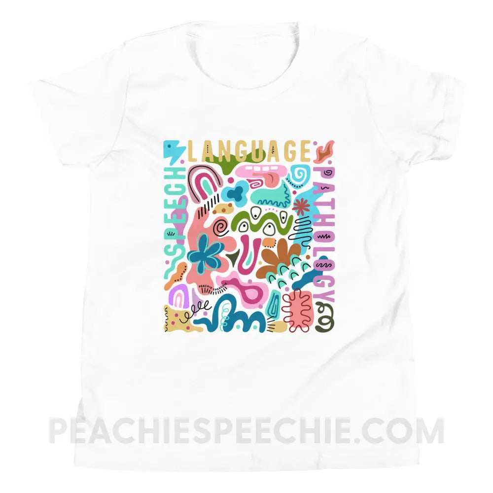 Abstract Art SLP Premium Youth Tee - peachiespeechie.com