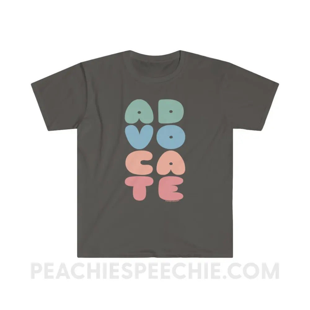 Advocate Classic Tee - Charcoal / S - T-Shirt peachiespeechie.com