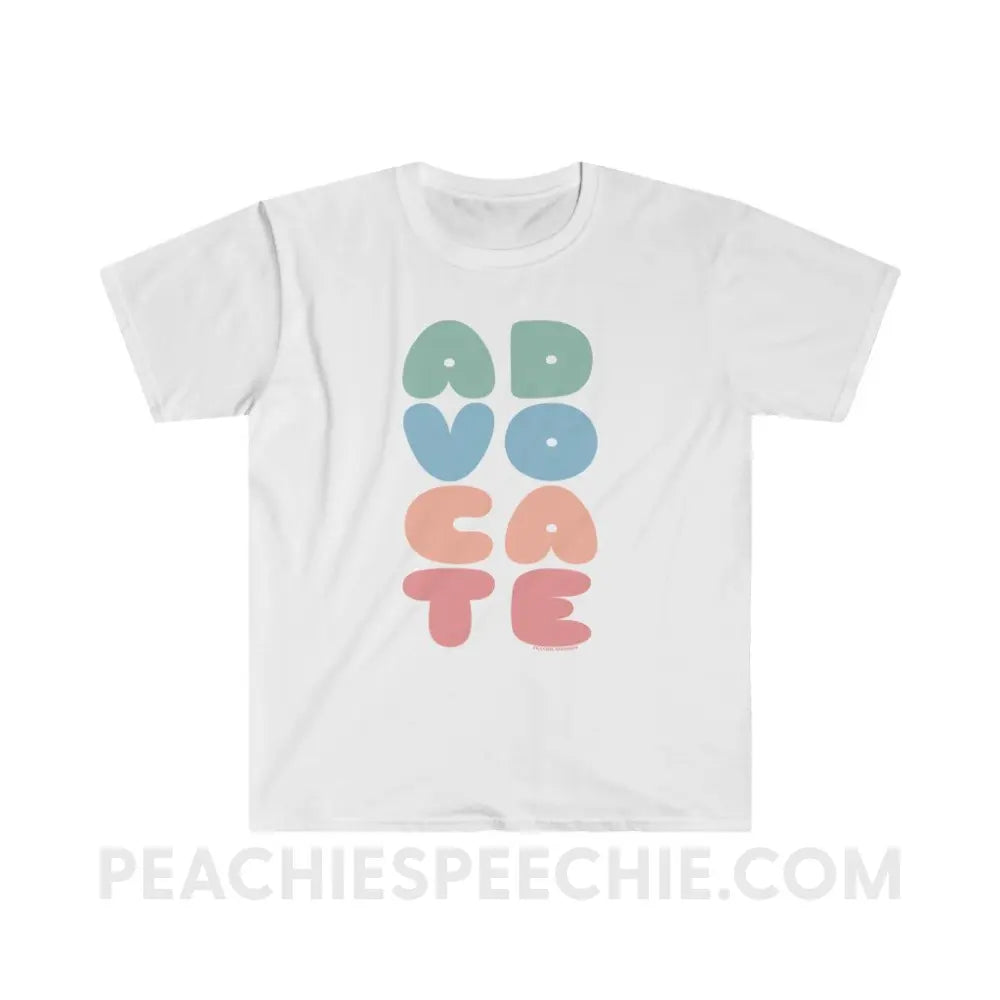 Advocate Classic Tee - White / S - T-Shirt peachiespeechie.com