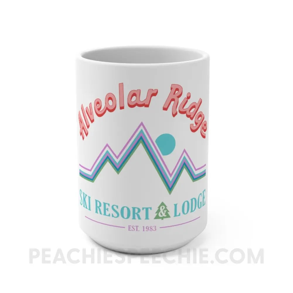 Alveolar Ridge Ski Resort & Lodge Coffee Mug - peachiespeechie.com