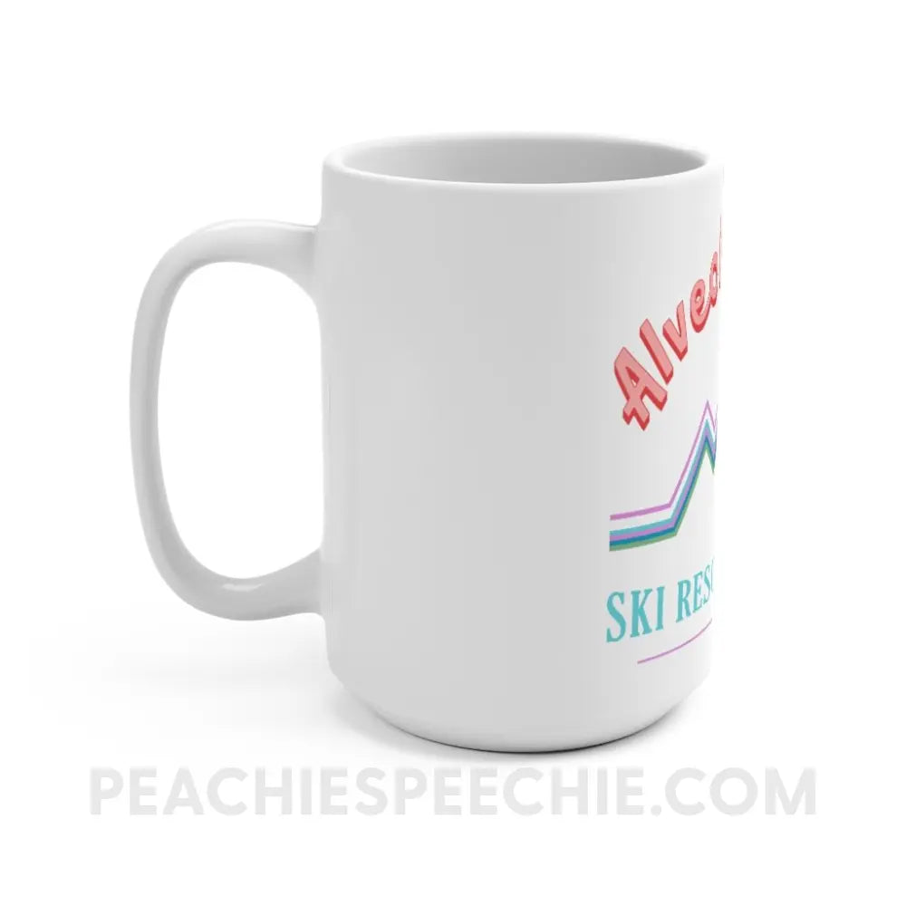 Alveolar Ridge Ski Resort & Lodge Coffee Mug - peachiespeechie.com