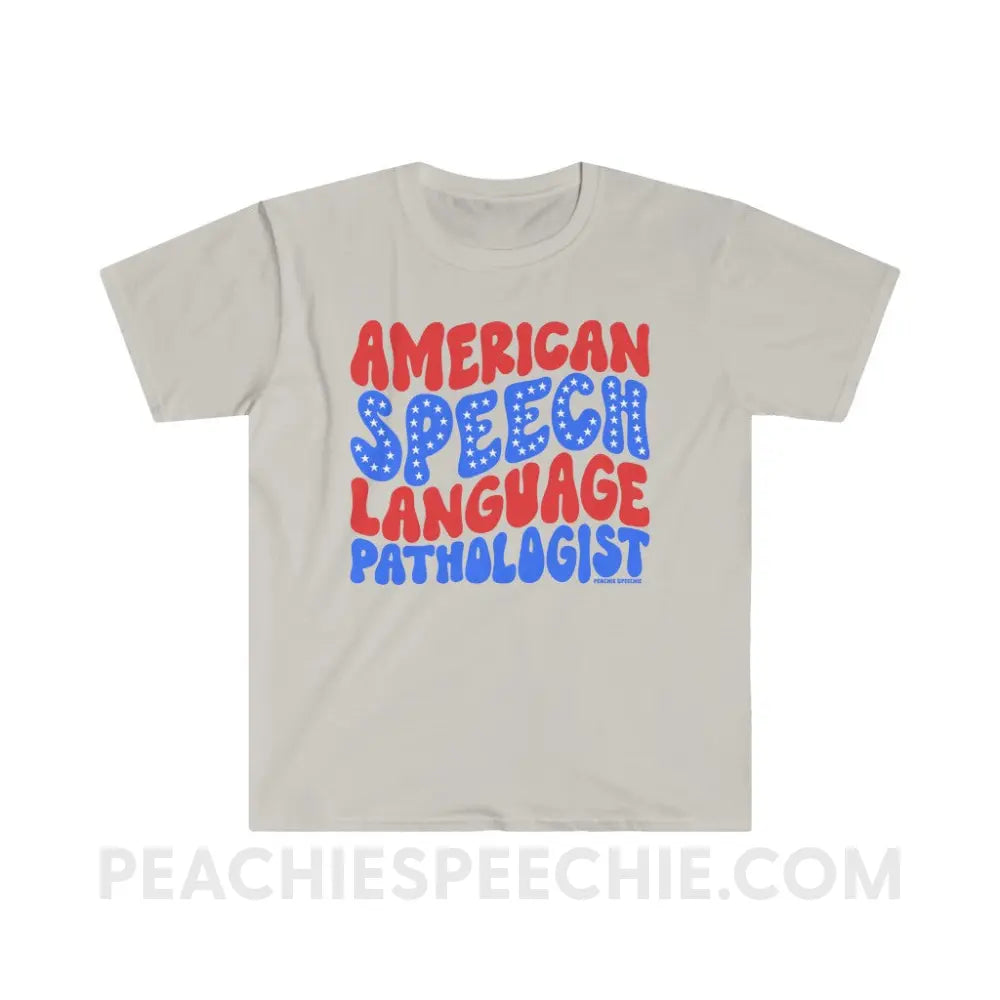 American Speech - Language Pathologist Classic Tee - Ice Grey / S T - Shirt peachiespeechie.com