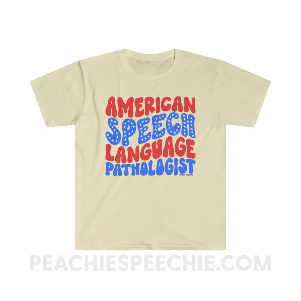American Speech - Language Pathologist Classic Tee - Natural / S T - Shirt peachiespeechie.com