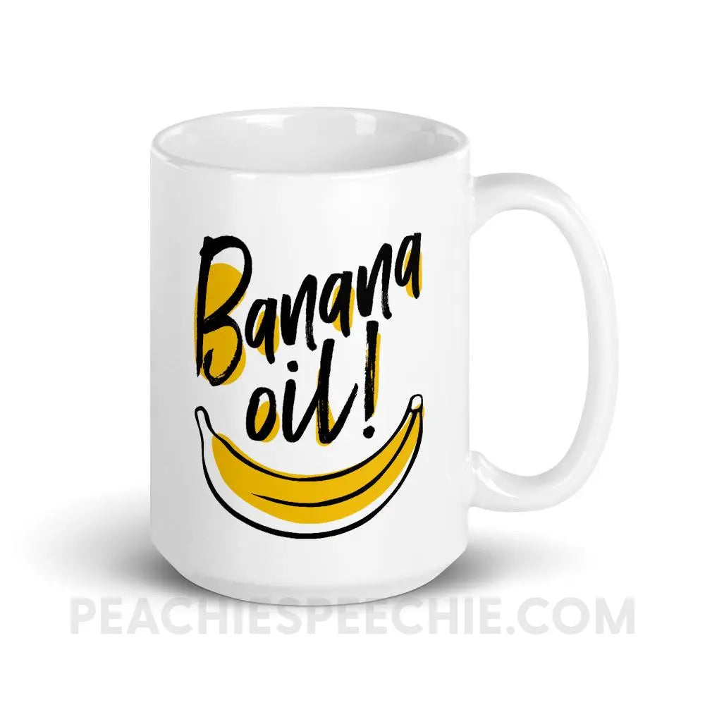 Banana Oil Coffee Mug - 15oz - Mugs peachiespeechie.com