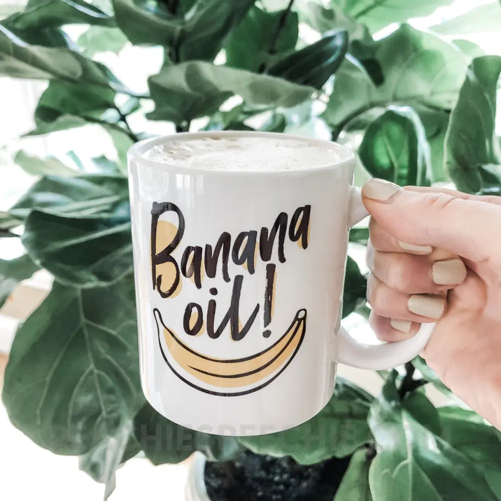 Banana Oil Coffee Mug - Mugs peachiespeechie.com