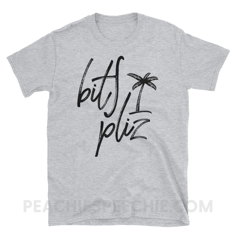 Beach Please Classic Tee - Sport Grey / S - T-Shirts & Tops peachiespeechie.com